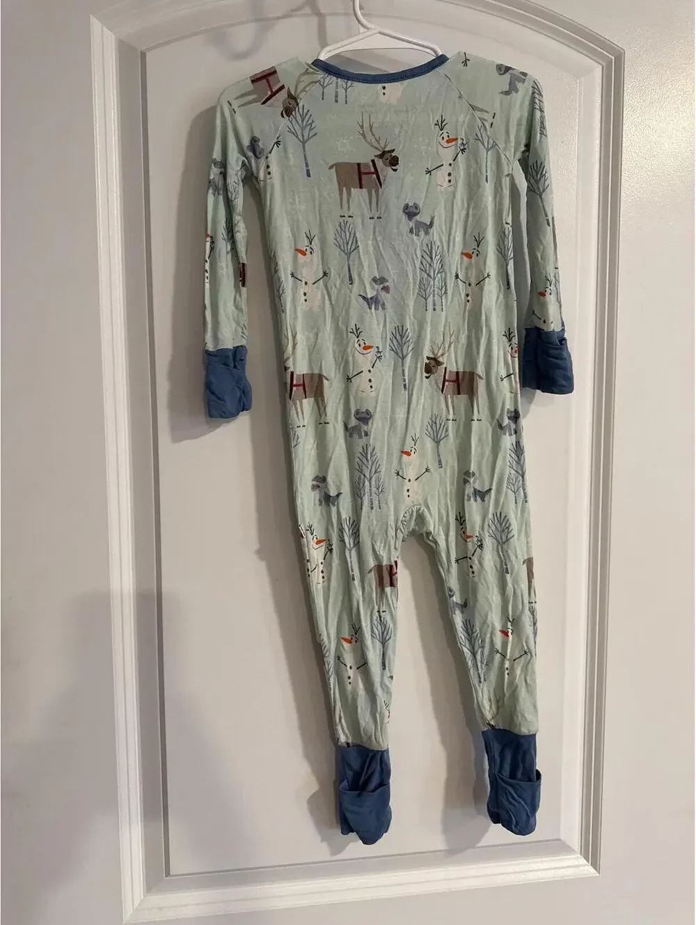 Disney Little Sleepies 12-18 Months Frozen Pajama Onesie OLAF